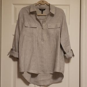 Ellen Tracey 100% Linen Shirt